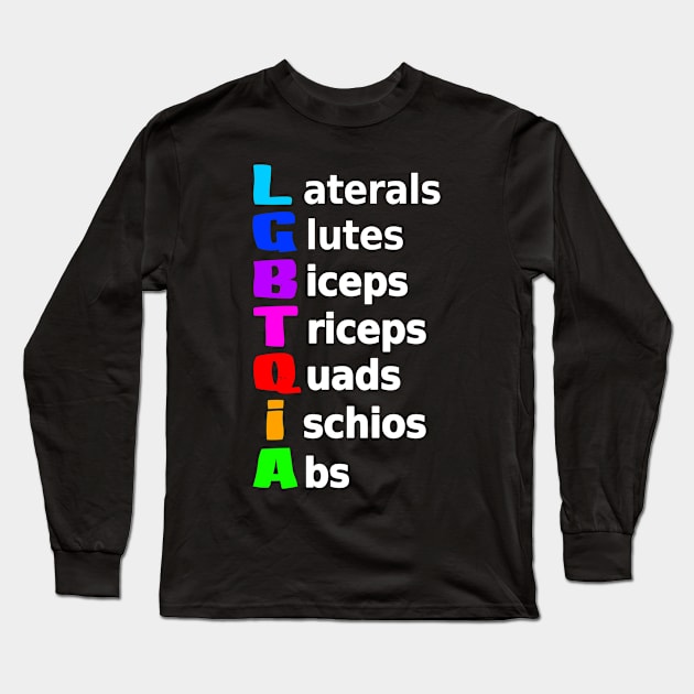 Lgbtqia Sport Long Sleeve T-Shirt by Meca-artwork